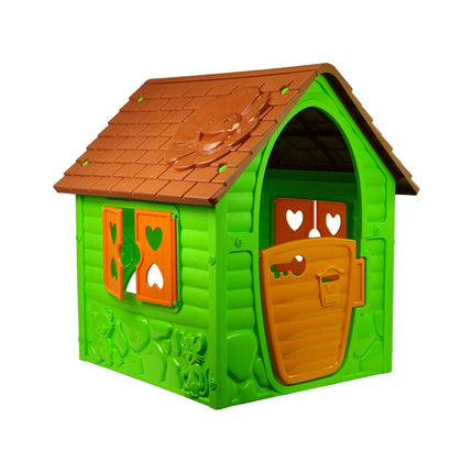My First Playhouse Speelhuisje voor Buiten en Binnen - Groen - 90 x 98 x 106 cm - Maximale belasting: 25 kg