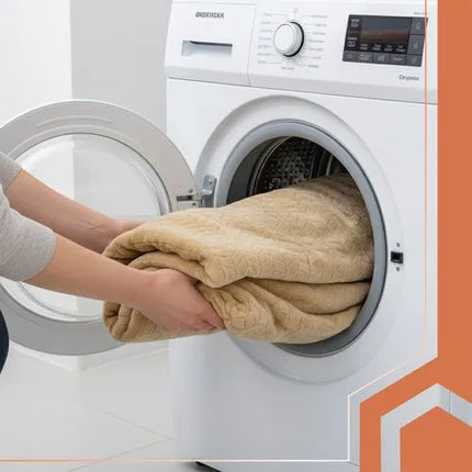 Elektrische Deken 180 x 130 cm – Warmtedeken met 10 Warmtestanden & Timer – Beige