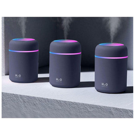Mini Elektrische Luchtbevochtiger En Aroma Diffuser Met RGB Licht - Aromatherapie USB - Draagbare luchtbevochtiger Voor Auto, Huis & Slaapkamer