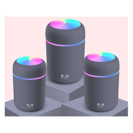 Mini Elektrische Luchtbevochtiger En Aroma Diffuser Met RGB Licht - Aromatherapie USB - Draagbare luchtbevochtiger Voor Auto, Huis & Slaapkamer