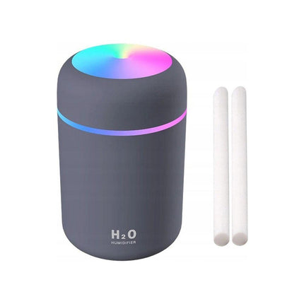 Mini Elektrische Luchtbevochtiger En Aroma Diffuser Met RGB Licht - Aromatherapie USB - Draagbare luchtbevochtiger Voor Auto, Huis & Slaapkamer