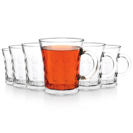 2de kansje Tragar Kota Set van 6 Theeglazen met Oor 280 ml