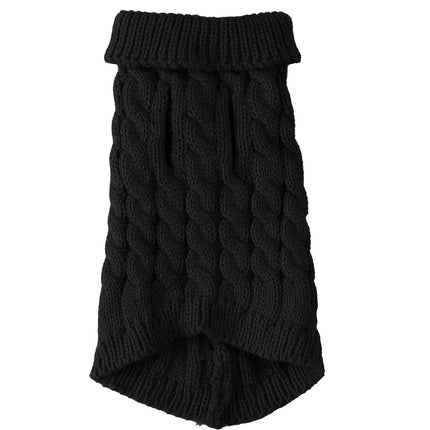 Hondentrui Maat L – Warme Gebreide Wintertrui met Col – Voor Hond & Kat