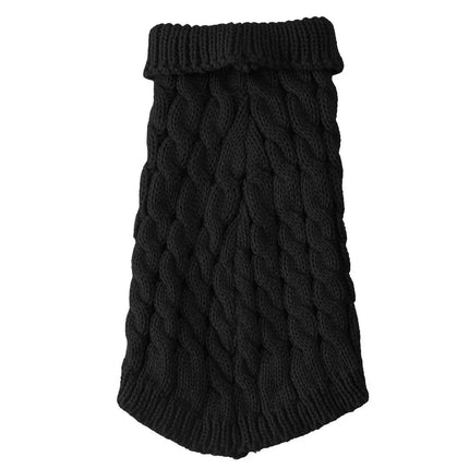 Hondentrui Maat L – Warme Gebreide Wintertrui met Col – Voor Hond & Kat