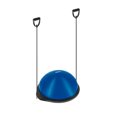 Rebel Active Halfbalansbal - Balanstrainer Met Weerstandsbanden en Pomp 46 cm - Yoga Balance Board - Balansbord