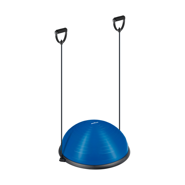 Rebel Active Halfbalansbal - Balanstrainer Met Weerstandsbanden en Pomp 58 cm -  Yoga Balance Board - Balansbord