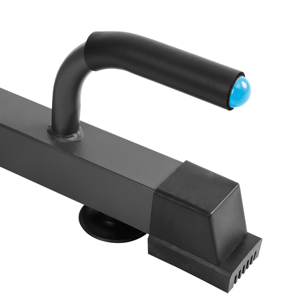 Rebel Active Multifunctioneel Pull Up Station en Krachtstation - Hoogteverstelling - Fitnessapparatuur Dip Station Verstelbaar 130kg - Zwart