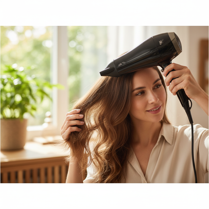 Lafe SWJ-002 Föhn – Ionische Haardroger – 2200W – Met Coolshot, Diffuser & Concentrator – Zwart