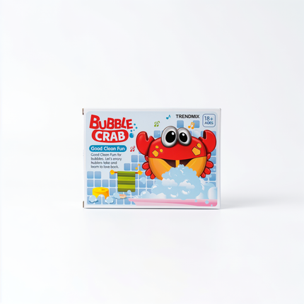 Trendmix Bubble Crab Bad Speelgoed – Muzikale Zeepbellen Krab met 12 Liedjes – Baby en Peuter Bad Speeltje met Bubbels – Rood/Geel