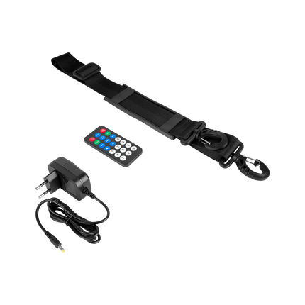 Krüger & Matz Draadloze Draagbare Bluetooth DJ Party Speaker - RGB Verlichting - Draadloze microfoon - Geluidseffecten - 30W - Zwart