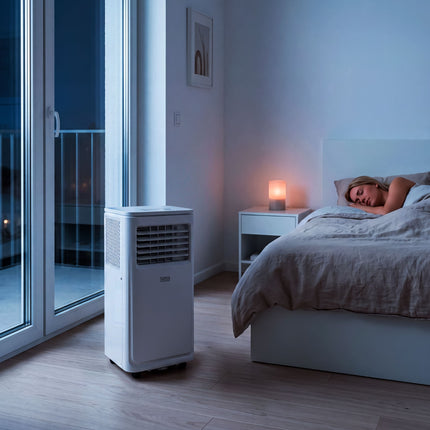 Mobiele Airco 9000 BTU – 3-in-1 Airconditioner met WiFi – Koelen, Ontvochtigen & Ventileren – Geschikt tot 20 m²