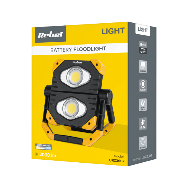 Rebel URZ3607 Draagbare LED-werkspot