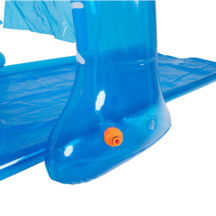 Sunclub Waterglijbaan 5 Meter – Opblaasbare Buikschuifbaan met Sproeiers en Glide Board