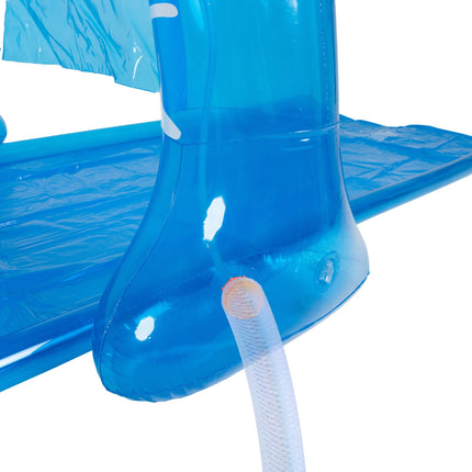 Sunclub Waterglijbaan 5 Meter – Opblaasbare Buikschuifbaan met Sproeiers en Glide Board