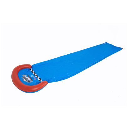 SunClub Waterglijbaan 488 cm – Water Slide Met Sproeiers – Tuinslang Aansluiting – Voor Kinderen 5-14 Jaar