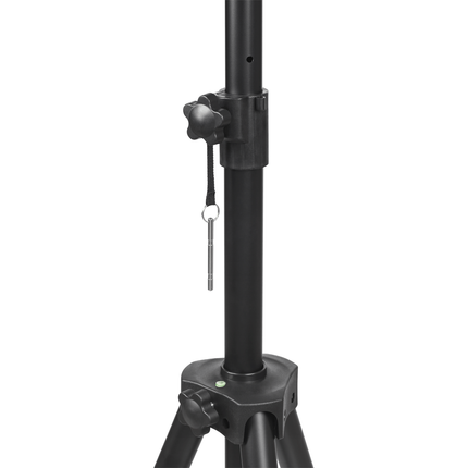 Luidspreker standaard - speakerstatief tot 50kg en maximale hoogte van 180cm - zwart