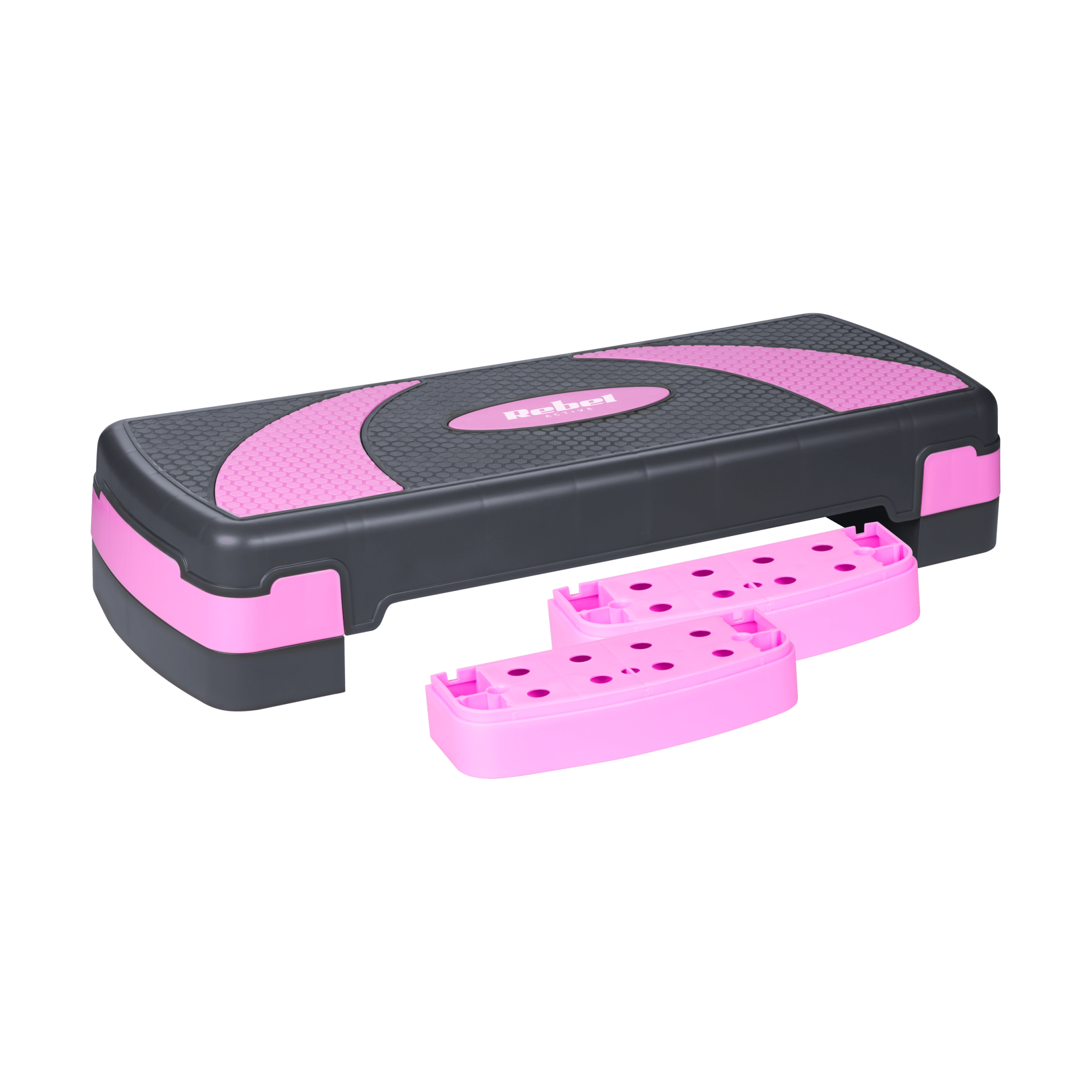 Rebel Active Fitness Stepper Aerobics Step In Hoogte Verstelbaar Tot Voordeelstore