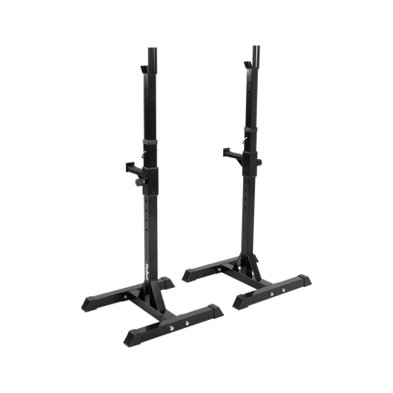 Rebel Active Verstelbare Halterstandaard - Stabiliteit Veiligheid Krachttraining - 105-160 cm - 1 Set van 2 Stuks