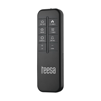 Teesa Kolomventilatorkachel met Haardimitatie – Keramisch – 2000W – Slimme Functies & Vlameffect – Stil & Energiezuinig