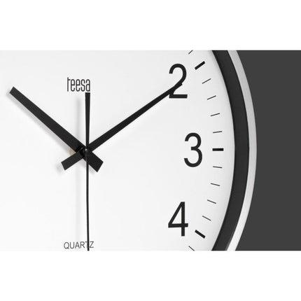 Teesa TSA0036 Wandklok 30 cm zilver