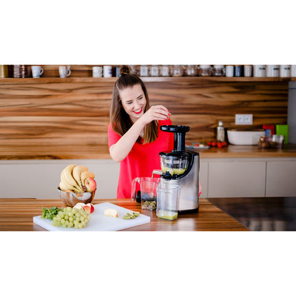 Teesa slow juicer BPA-vrij geschikt voor groente en fruit RVS TSA3220