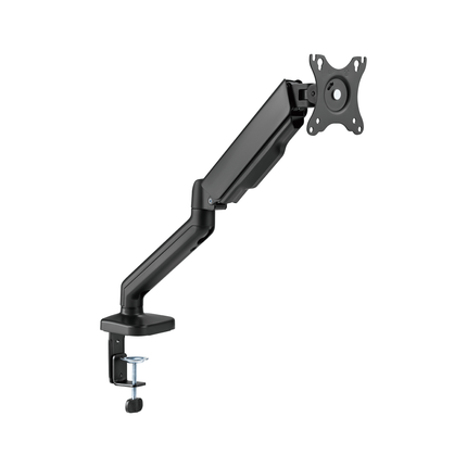 Cabletech Verstelbare Monitorbeugel 17 t/m 32 inch - Draai, Kantel en Zwenkbaar - Bureauklem monitor arm - zwart