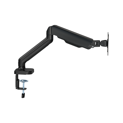 Cabletech Verstelbare Monitorbeugel 17 t/m 32 inch - Draai, Kantel en Zwenkbaar - Bureauklem monitor arm - zwart