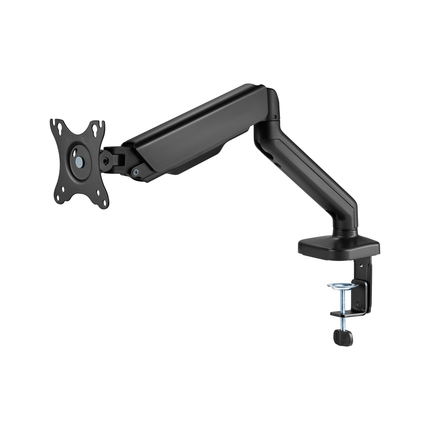 Cabletech Verstelbare Monitorbeugel 17 t/m 32 inch - Draai, Kantel en Zwenkbaar - Bureauklem monitor arm - zwart