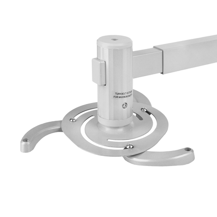 Cabletech Muursteun voor projector of beamer - Muurbeugel zilver