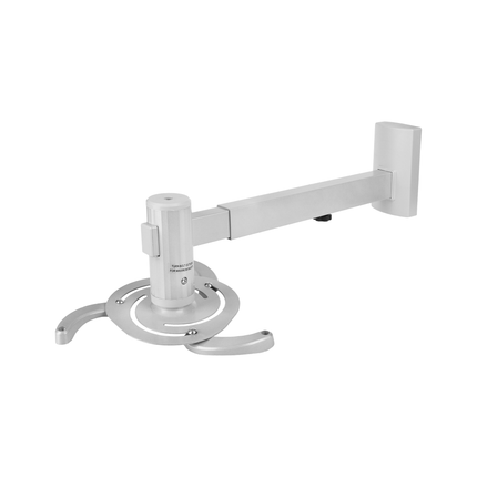 Cabletech Muursteun voor projector of beamer - Muurbeugel zilver