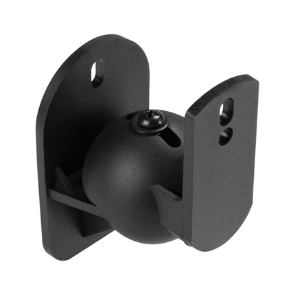 Cabletech Luidspreker Muur Montage Muurbeugel Set van 2 - Zwenk En Kantelbaar - Max Belastbaar Gewicht 3.5 Kg - Zwart
