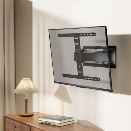 Krüger & Matz TV Muurbeugel - Ultra Slim Universele Verstelbare Televisie Beugel Voor LED LCD TV Van 43 Tot 90 Inch - Max 50 Kg