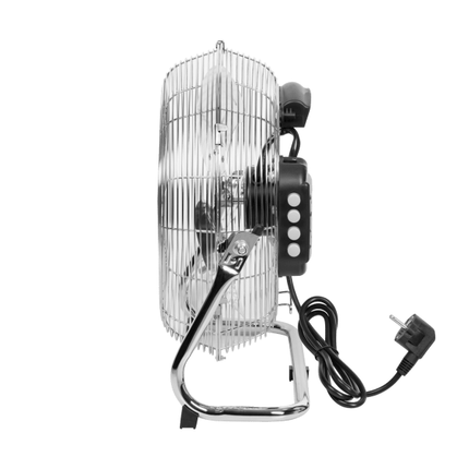 Teesa Vloerventilator 30 cm – Staand – 3 Snelheden – Verstelbare Kantelhoek – 50W – Metaal – TSA8057