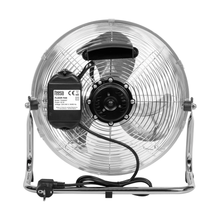 Teesa Vloerventilator 30 cm – Staand – 3 Snelheden – Verstelbare Kantelhoek – 50W – Metaal – TSA8057