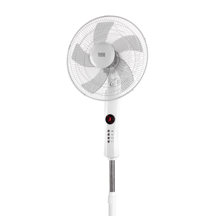 Teesa statiefventilator met afstandsbediening 3 standen timer wit TSA8024