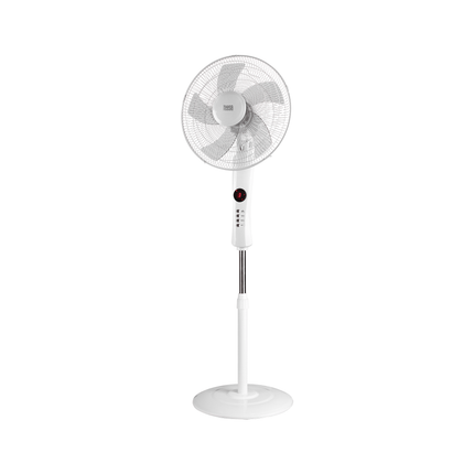 Teesa statiefventilator met afstandsbediening 3 standen timer wit TSA8024