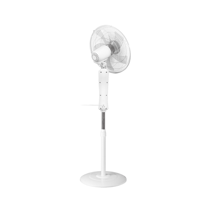 Teesa statiefventilator met afstandsbediening 3 standen timer wit TSA8024