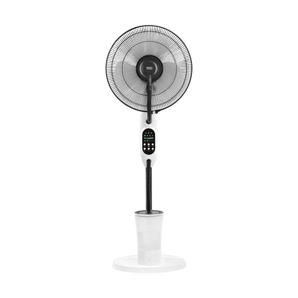 Teesa Staande Ventilator met Vernevelingsfunctie Wit – Mistventilator – 3 Snelheden – Afstandsbediening – 2,8 Liter Watertank