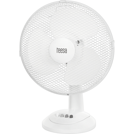 Teesa tafelventilator met 3 standen wit TSA8023