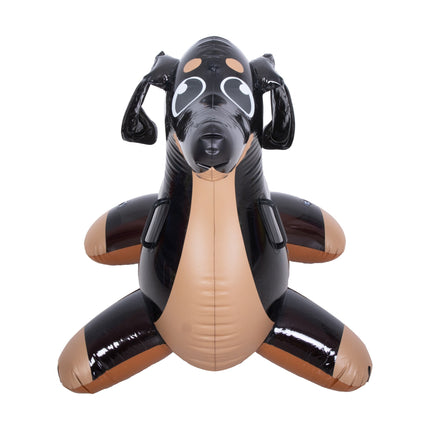 Sunclub Opblaasbare Hond Zwembad Float – Opblaasdier Zwembad Kinderen – Drijvend Waterspeelgoed Met Handgrepen – 107 cm
