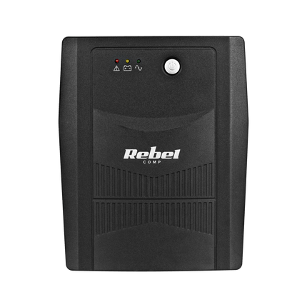 UPS Noodstroomvoorziening 1500VA / 900W – Offline UPS – 4 Stopcontacten – AVR – Zwart