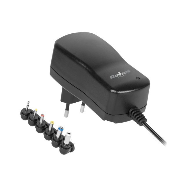 Rebel gestabiliseerde netvoeding omvormer universeel adapter 1500mA 3V / 4.5V / 5V / 6V / 7.5V / 9V / 12V DC 1,5A