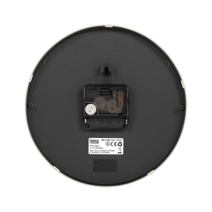 Teesa TSA0038 Analoge Wandklok 20 cm Wit