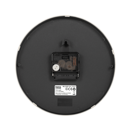 2de kansje Teesa TSA0038 Analoge Wandklok 20 cm Wit