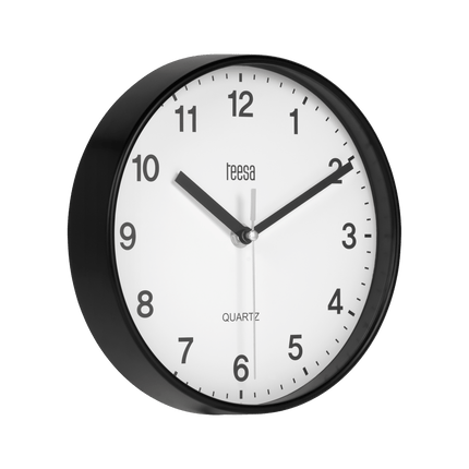 2de kansje Teesa TSA0038B Wandklok 20 cm zwart