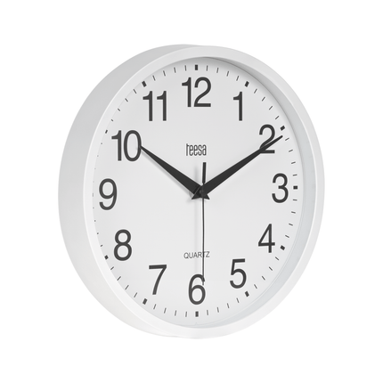 Teesa TSA0037 Wandklok 25 cm wit