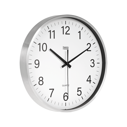 Teesa TSA0036 Wandklok 30 cm zilver