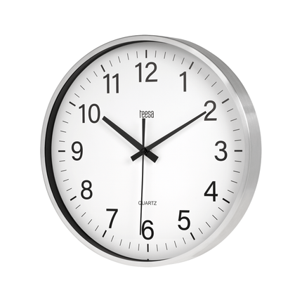 Teesa TSA0036 Wandklok 30 cm zilver