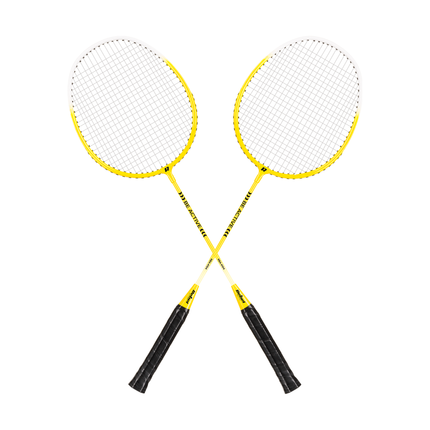 Rebel Active Complete Badminton Set - Opvouwbaar Draagbaar Badmintonnet - Snel Op te Zetten - Met Draagtas - Blauw