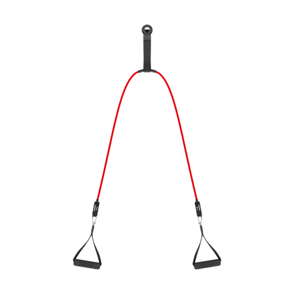 Rebel Active 10 delige Weerstandsbanden Set - Resistance Bands Set met Handvaten - Weerstandsbanden Fitness - Fitness Elastiek